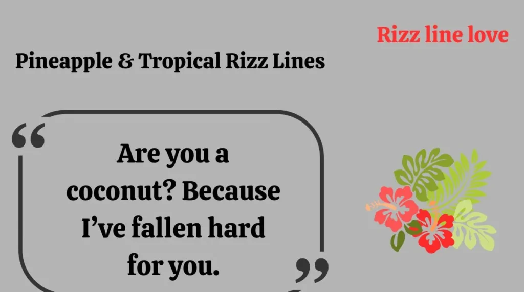 Pineapple & Tropical Rizz Lines