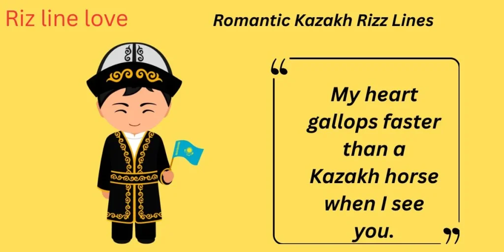 Romantic Kazakh Rizz Lines