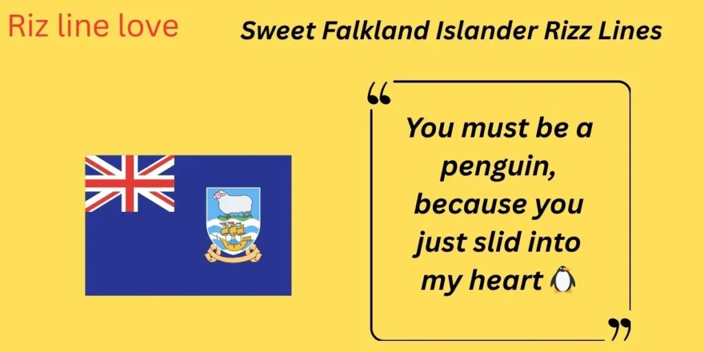 Sweet Falkland Islander Rizz Lines