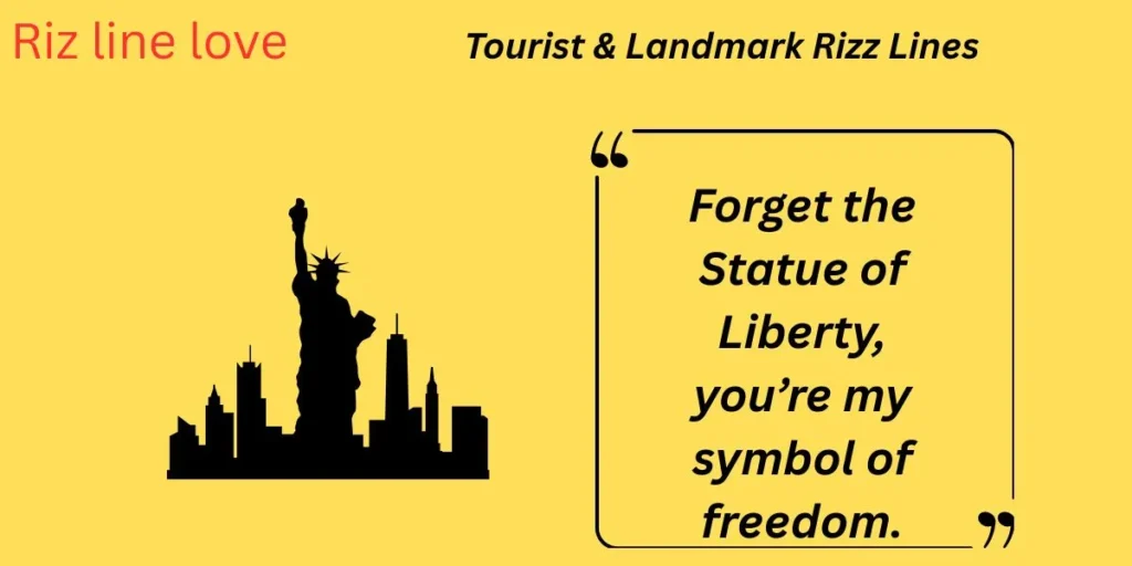 Tourist & Landmark Rizz Lines 