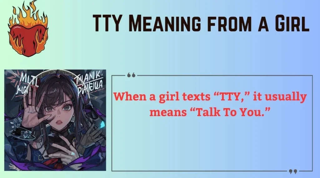 TTY Meaning from a Girl 