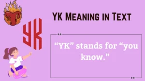 YK Meaning in Text