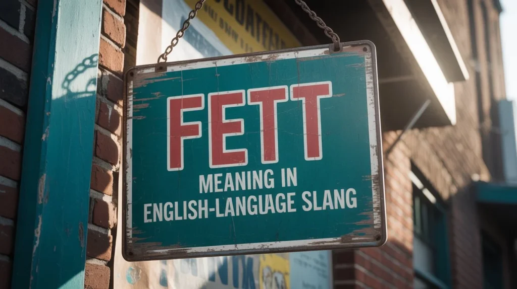 Fett Meaning in English-Language Slang