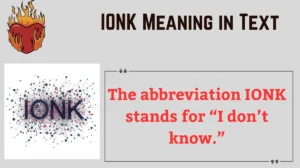 Read more about the article 🪄 IONK Meaning in Text: What It Really Means, How to Use It & When Not To