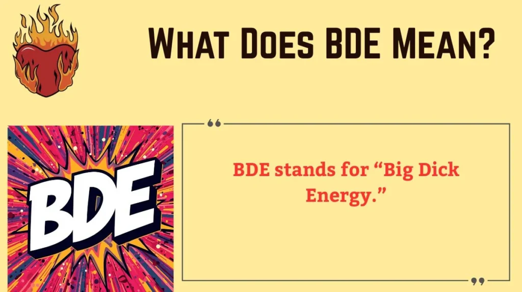 What Does BDE Mean?